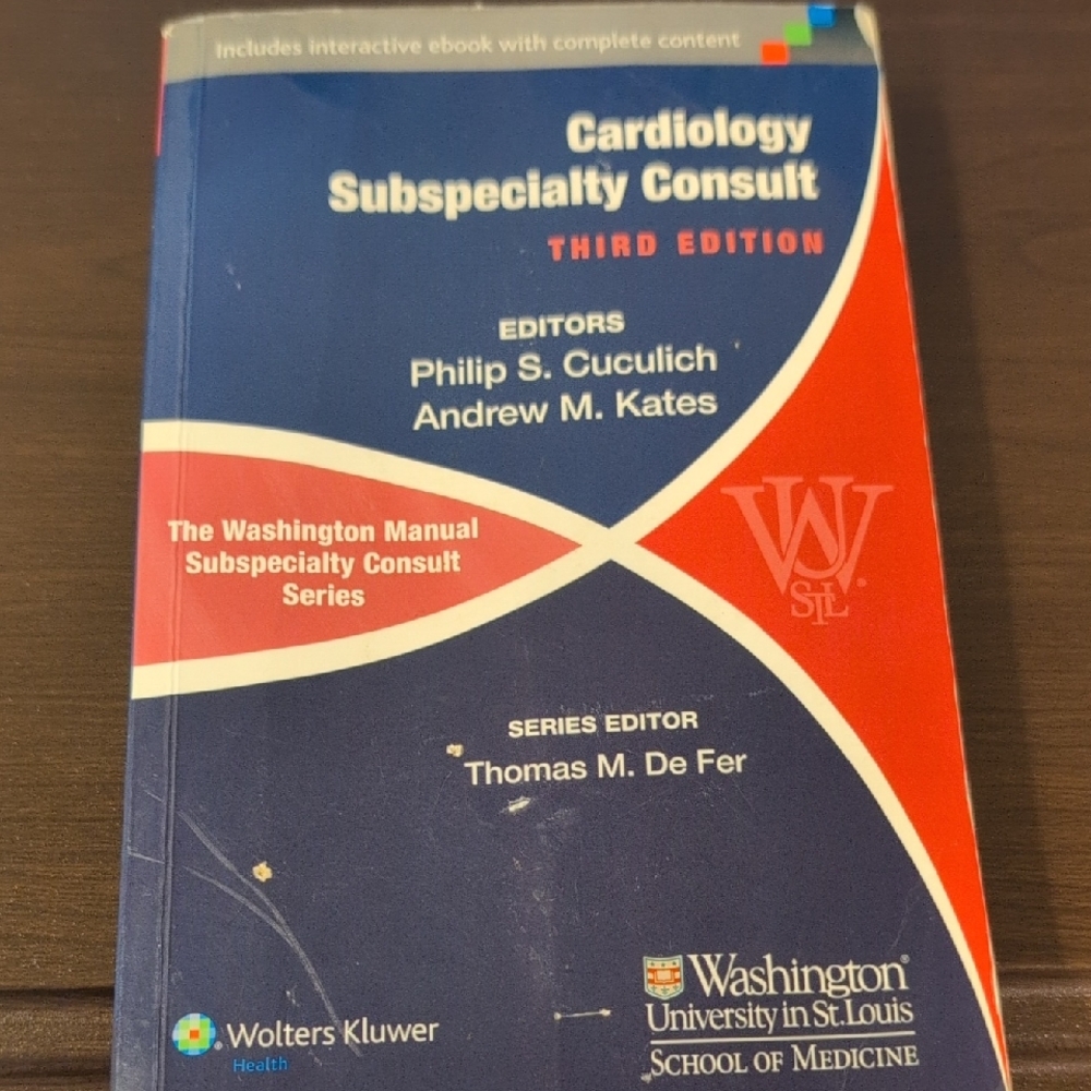 Cardiology Subspecialty Consult Book